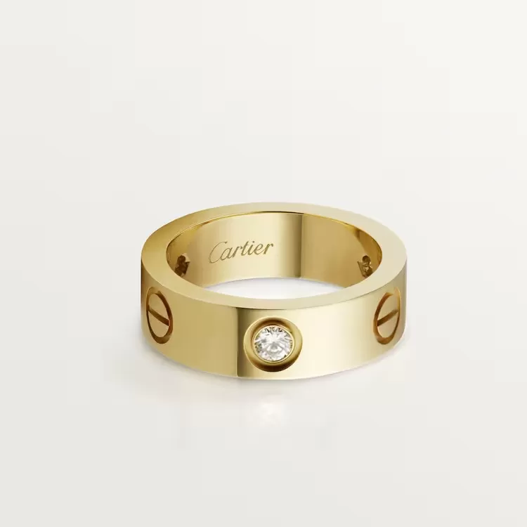 Nhẫn Cartier Love 3 Diamond Bản 5,5mm